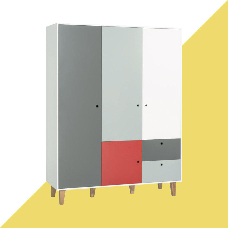 Hashtag Home Drehtürenschrank Falkville & Bewertungen | Wayfair.de